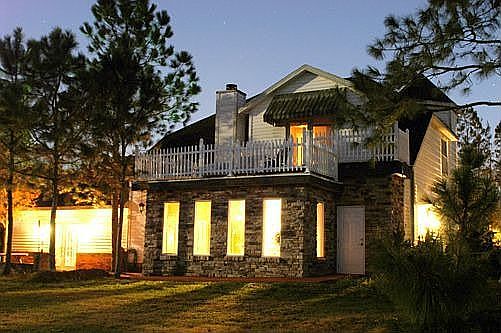 Back of House at Night