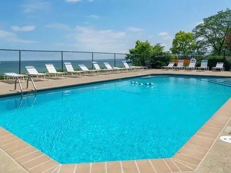 Outdoor heated pool.