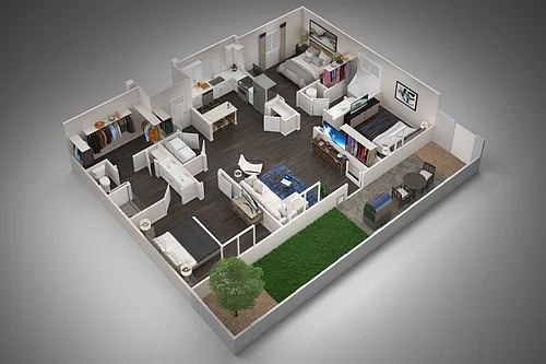 Floor plan 3 Bedrooms