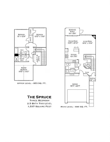 Floor plan Spruce - E