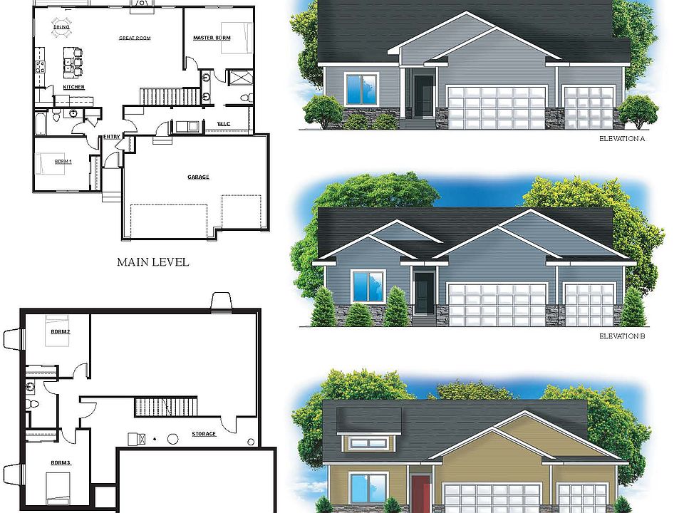 Elevations and Floor Plan