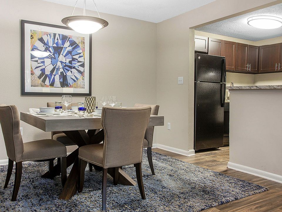 Experience stylish dining in this inviting room, beautifully integrated with a contemporary kitchen.