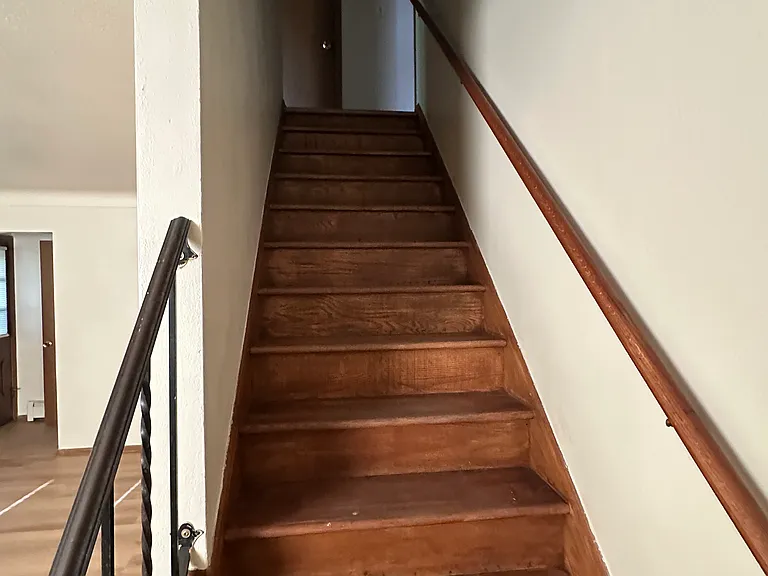 Stairs.