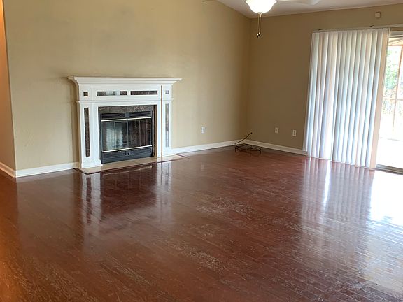 Wood burning fireplace