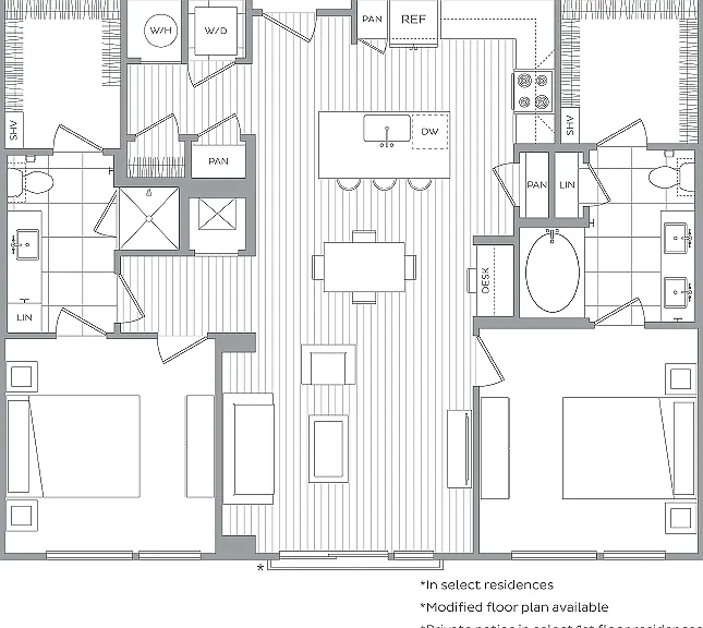 2 Bedroom / 2 Bath 2 Bedroom / 2 Bath