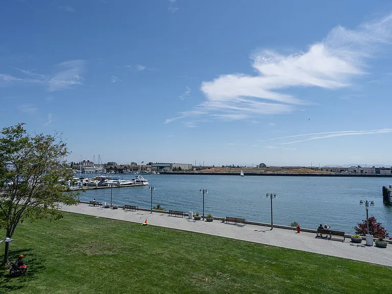 Enjoy a walk, jog or bike ride along the waterfront