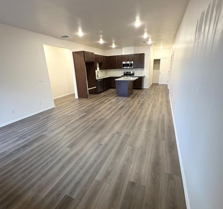 Great room and kitchen