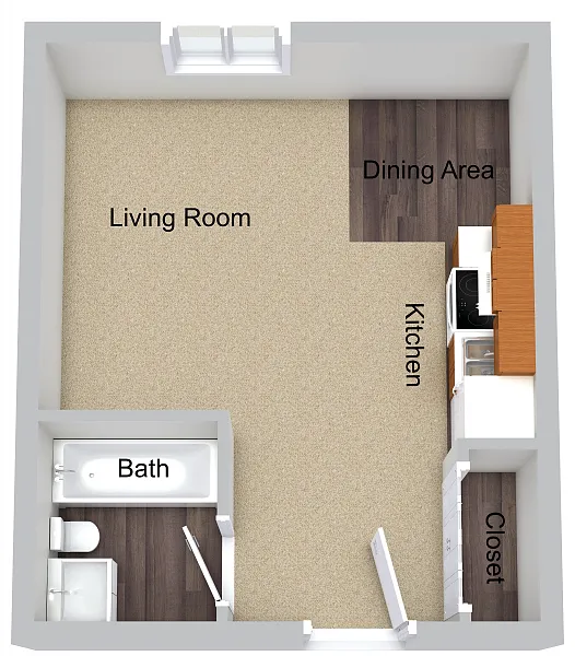 Floor plan Studio