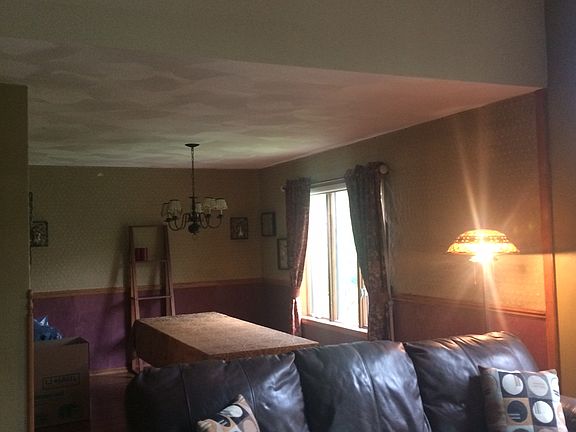 living room into dining room