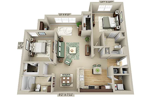 Floor plan Madison