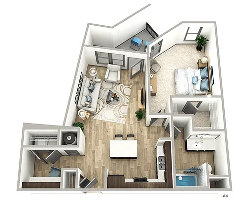 Floor plan A1D