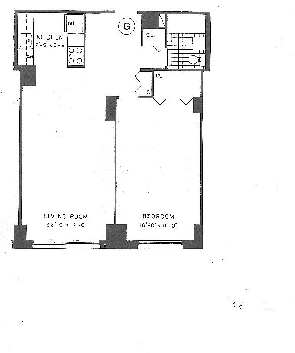1st image of 300 Mercer St APT 25G
