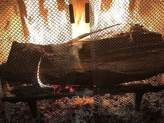 Wood Burning Fireplace