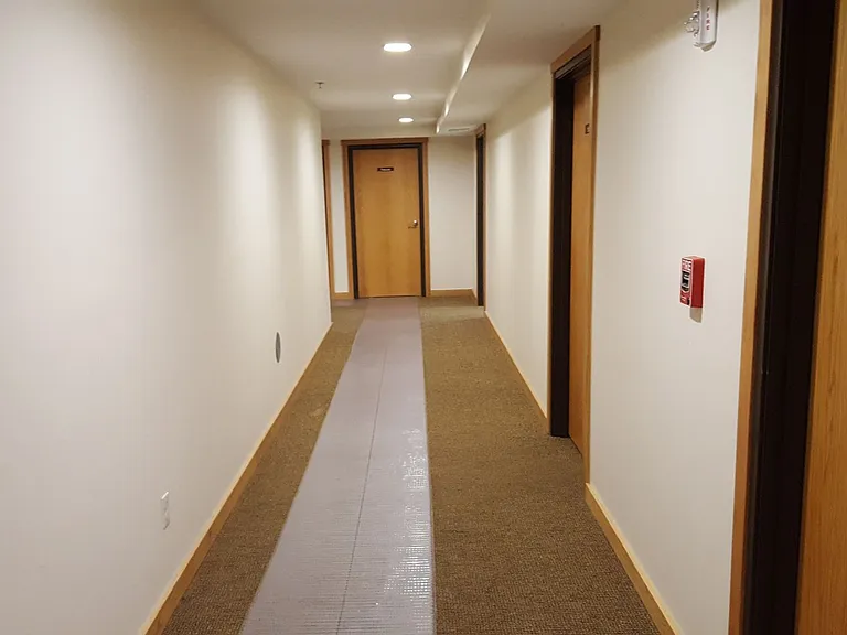 Lower level hallway (view from side entry).