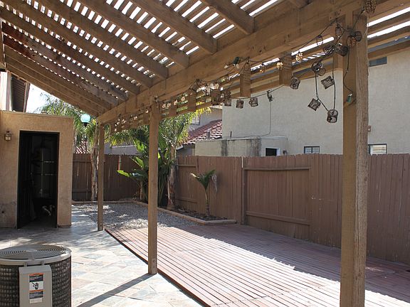 Back yard patio