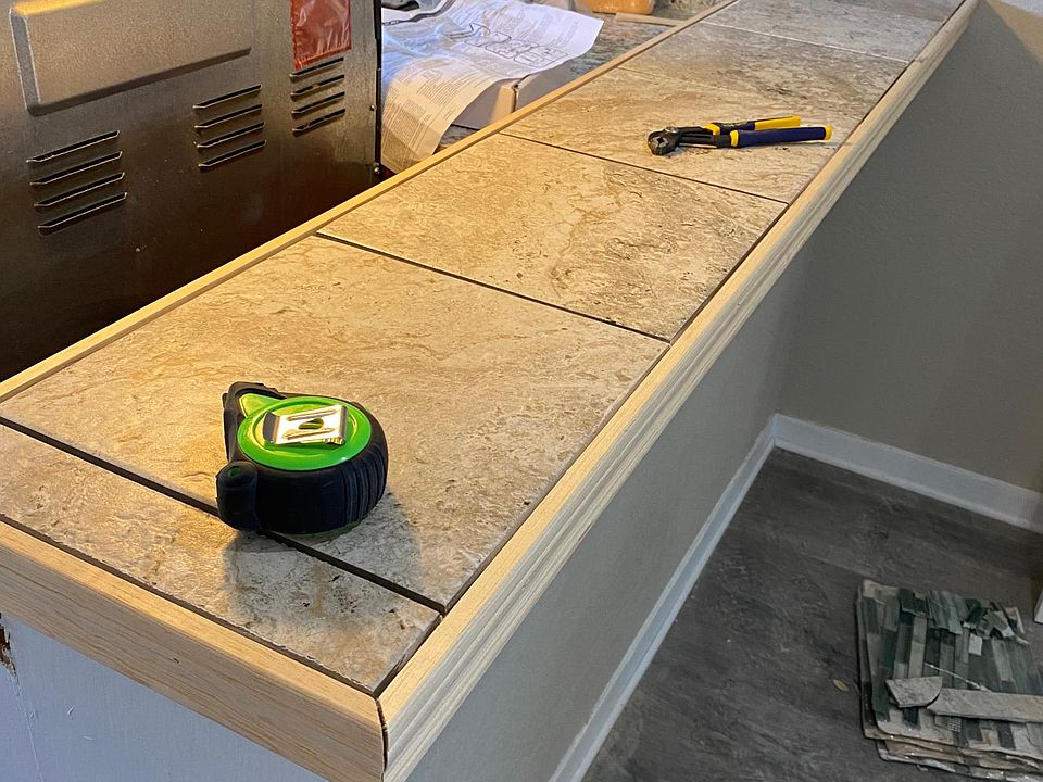new tile bartop