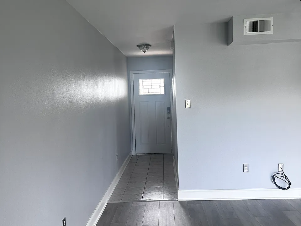 Living room to front door