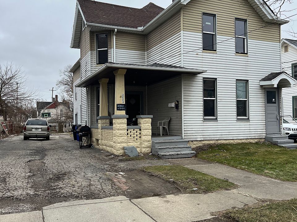 FRONT AND SIDE OF HOME