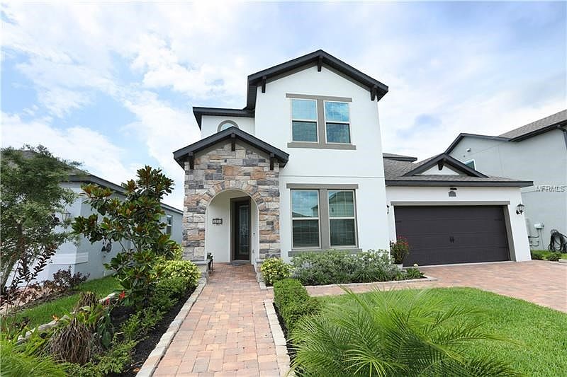 Welcome home to 5334 White Blossom Circle!   2 year old, 6-bedroom/3.5 bath/2-story 3,240 SF home with salt-water pool.   Solar 