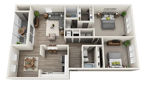 Floor plan B1