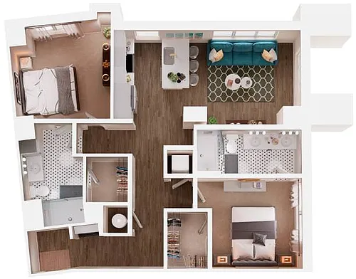Floor plan B6