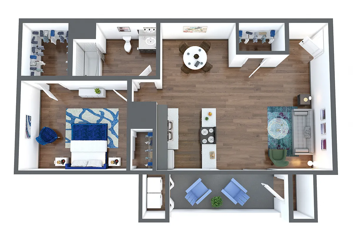 Floor plan One Bedroom
