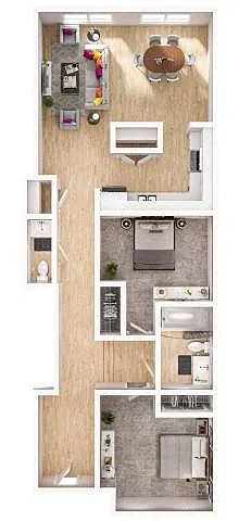 Floor plan B2A-1