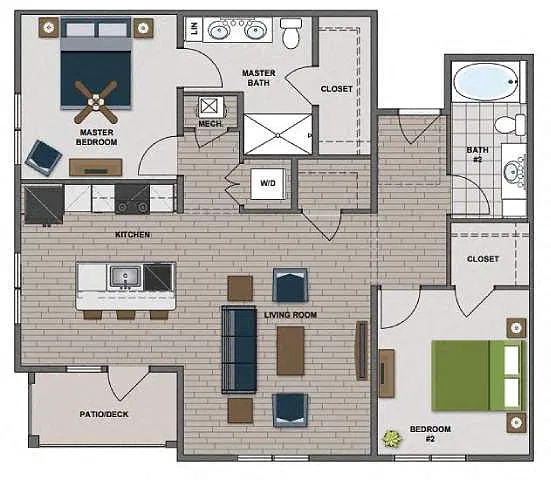 Floor plan Whitney