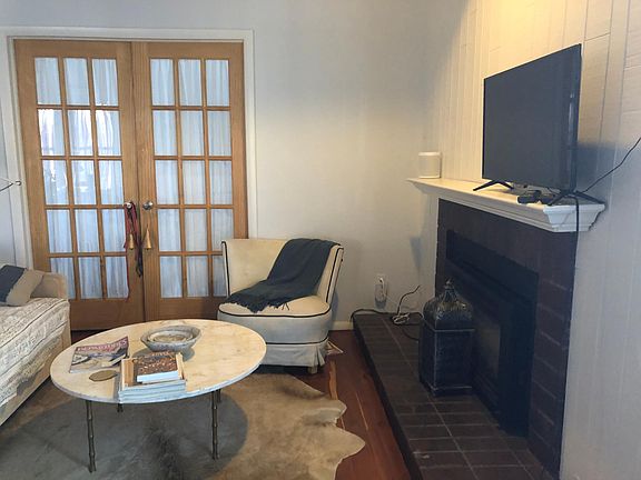 Gas fireplace in main living area