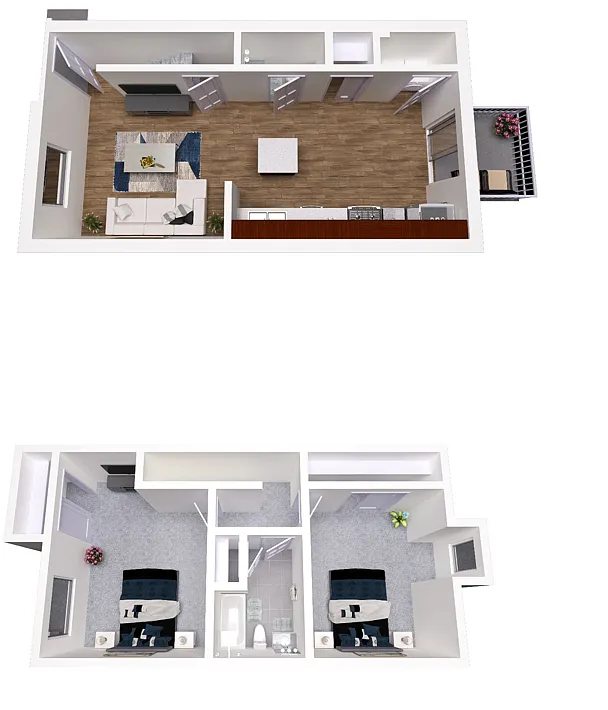 Floor plan MORNING GLORY TOWNHOME