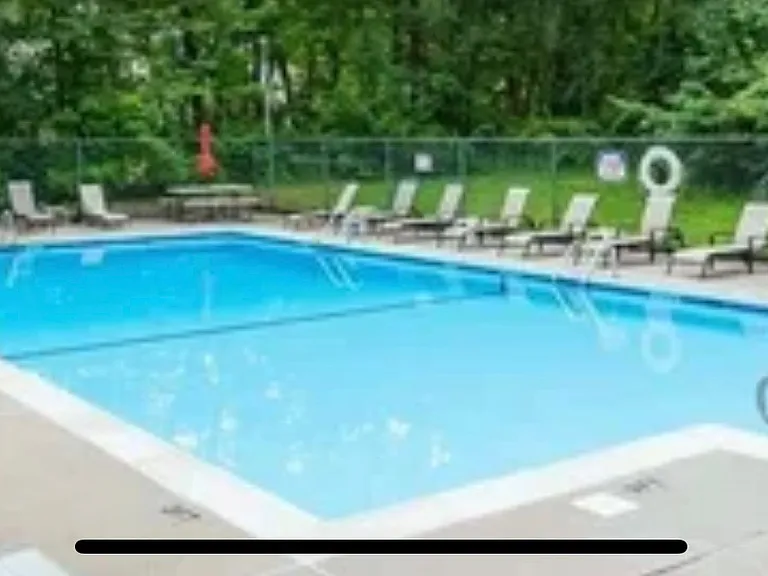 Full Size In-Ground Pool with Family Size Picnic Tables