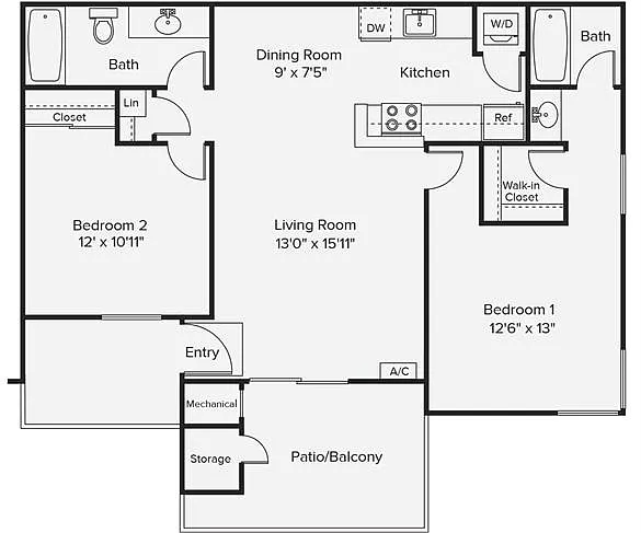 Floor plan Furnished-f-B1-913