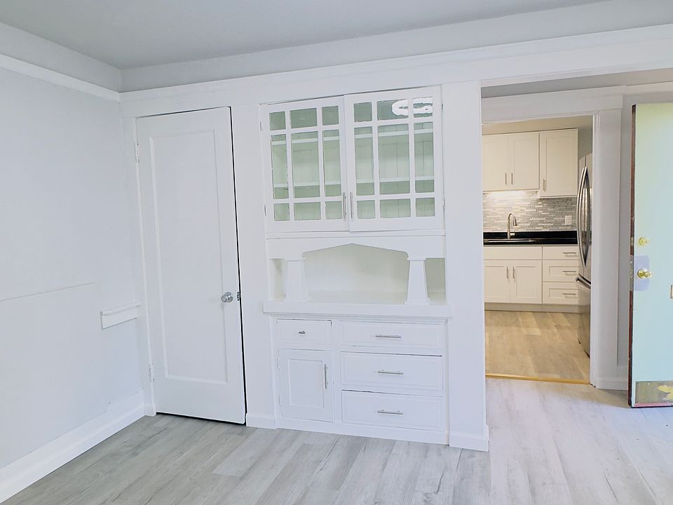Living Room Coat Closet and China Cabinet