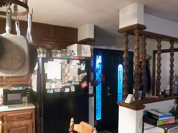 Front Door exits to South