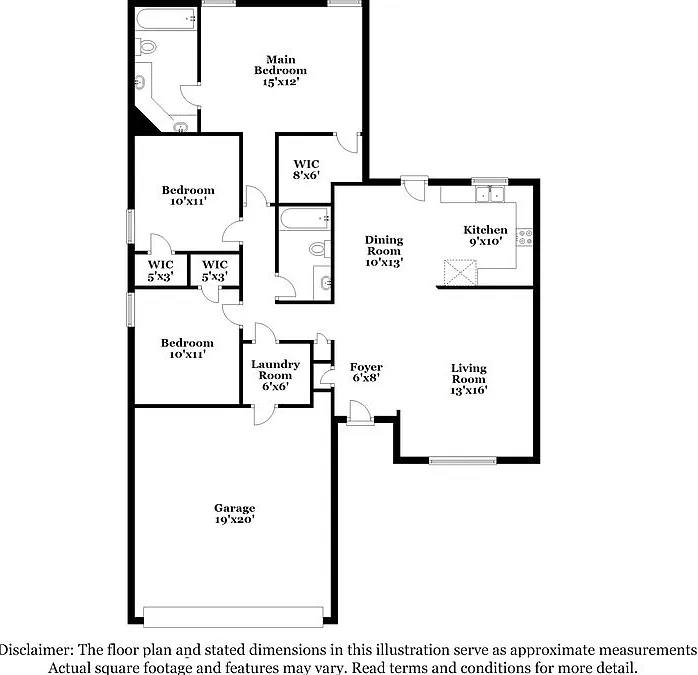 3 bed, 2.0 bath, 1400 sqft, $1,985 — Photo 2