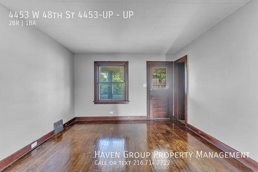 4453 W 48th St | UP, Cleveland, Ohio, 44144 - Spacious 2-bed 1-bath multi-family home! — Photo 3