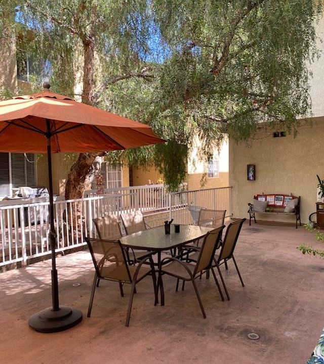 Shared patio