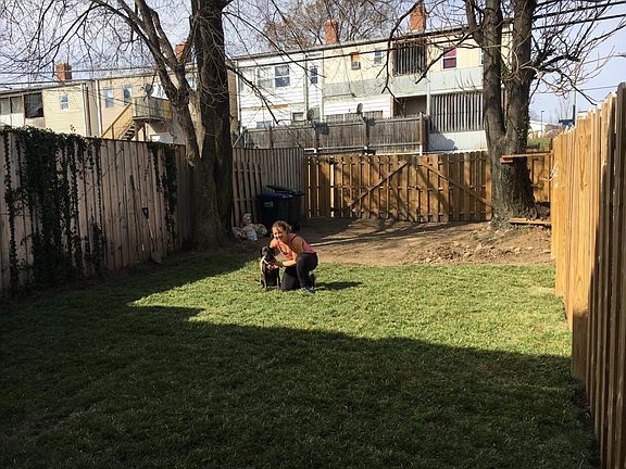 Plush sod for you and your friends or pets. Easy parking in rear.