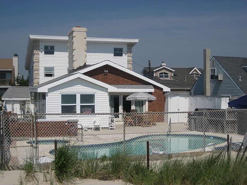 Oceanfront home with inground pool