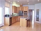Kitchen opens to covered deck