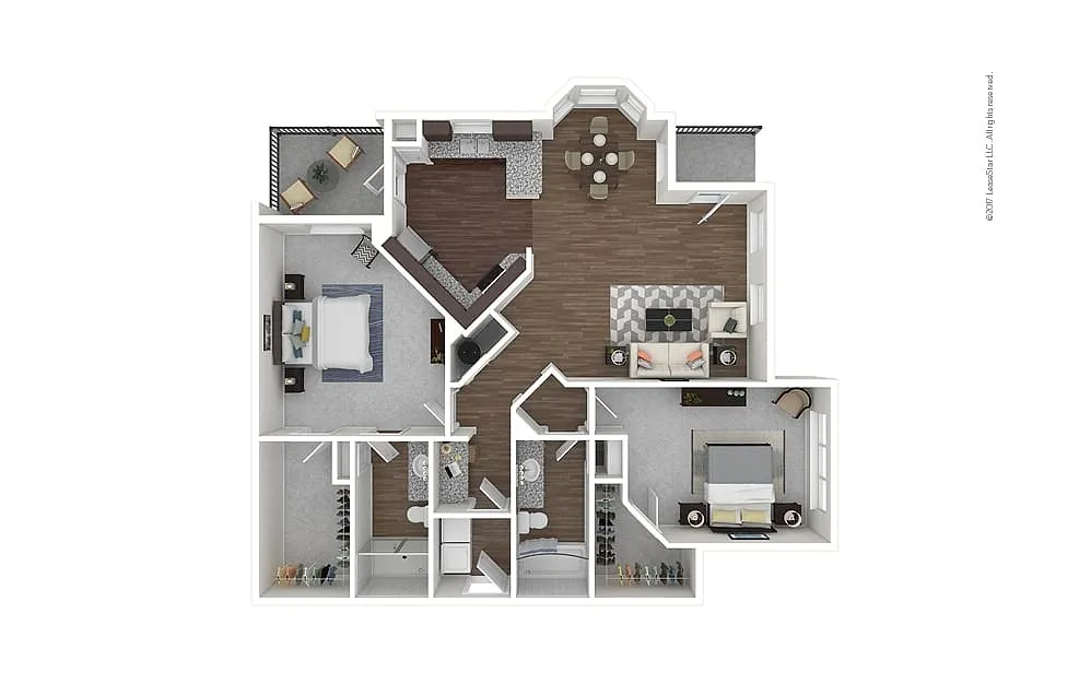 Floor plan The Stages - Workforce Housing