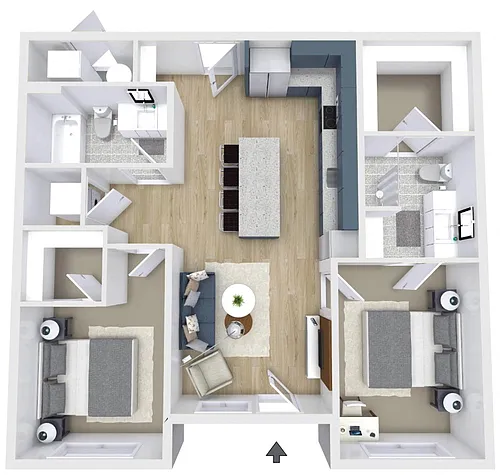 Floor plan B1