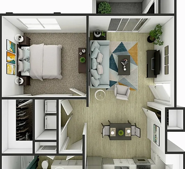 The Peak | 1 Bed 1 Bath | 698 sq ft | Summit on Boulder Apartments in Henderson | Near Las Vegas The Peak | 1 Bed 1 Bath | 698 sq ft | Summit on Boulder Apartments in Henderson | Near Las Vegas