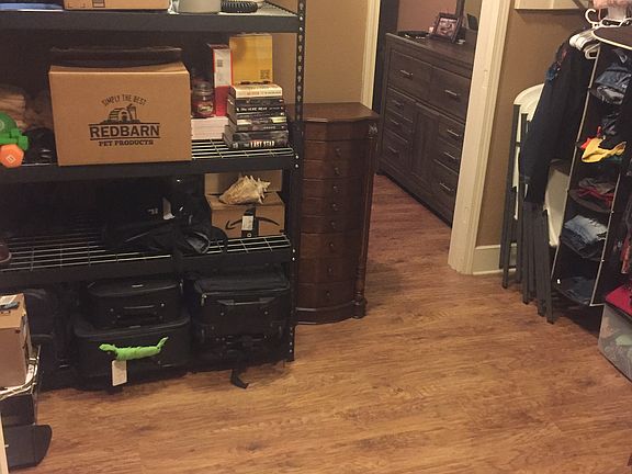 Master bedroom  closet