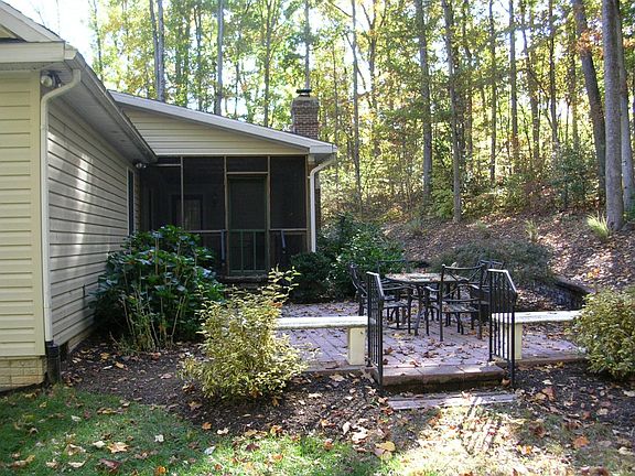 Patio with screened porch