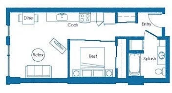 Floor plan THE RAINIER MFTE