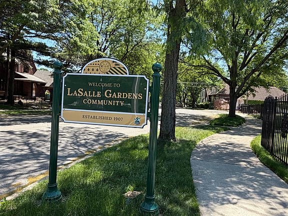 Property tucked in LaSalle Gardens community.