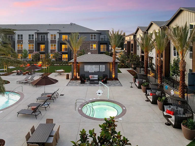 Soak in the resort-style spa