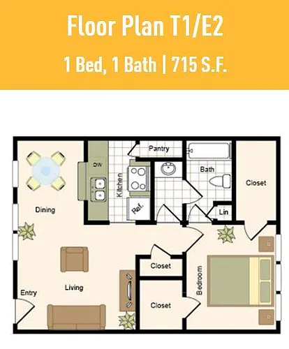 Floor plan T1/T4/T6 Upgrade