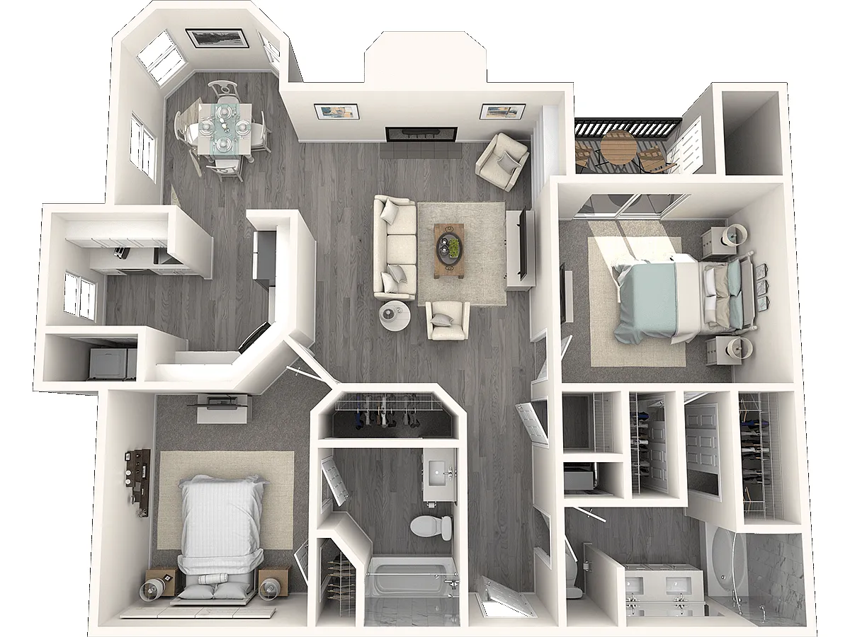Floor plan 2X2